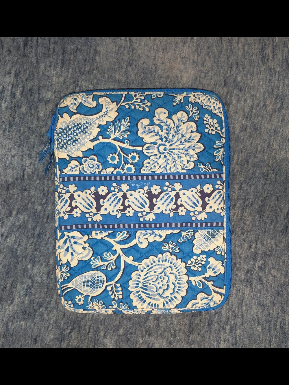 Vera Bradley NWOT Blue Lagoon Padded Laptop Sleeve